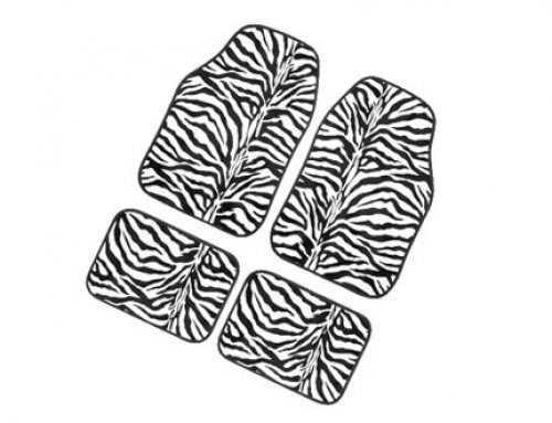Animal Print Zebra Carpet Mat