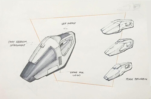 car vacuum cleaner design